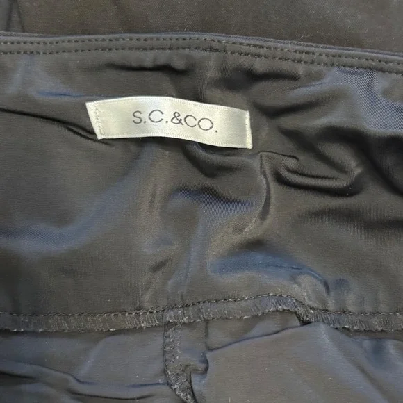 S.C. & CO Womens Black Active Skort Size M Stretch Pull On Tennis Golf Skort - Picture 4 of 5